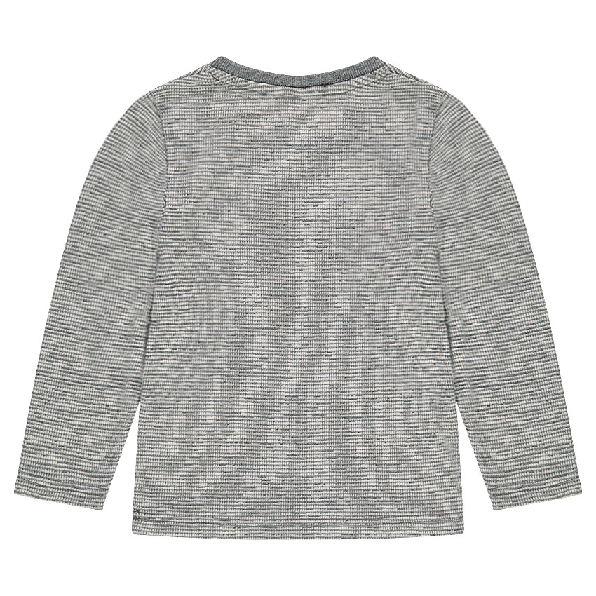 Tee-shirt manches longues avec poche kaki 