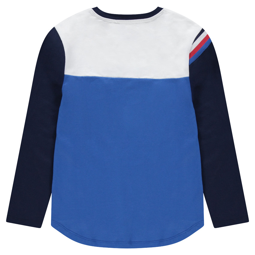 Junior - Tee-shirt manches longues en jersey avec inscriptions printées 