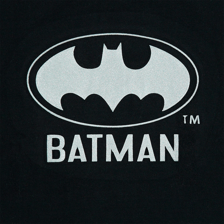 Junior - Tee-shirt manches longues en jersey print logo Batman 