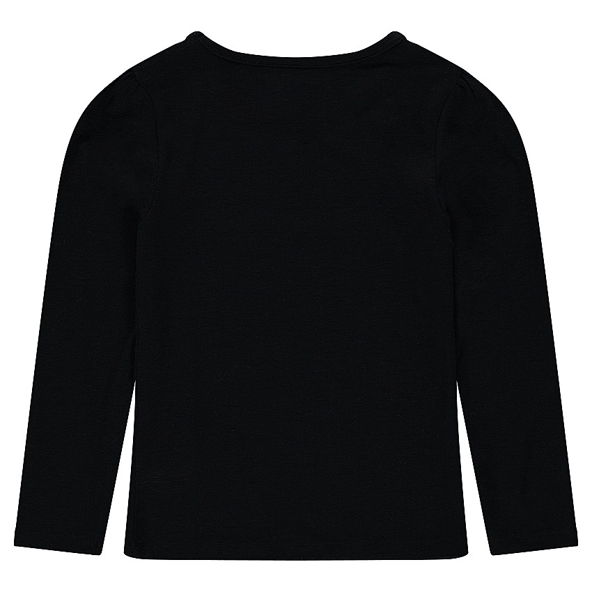 Tee-shirt manches longues en coton avec prints fantaisie 