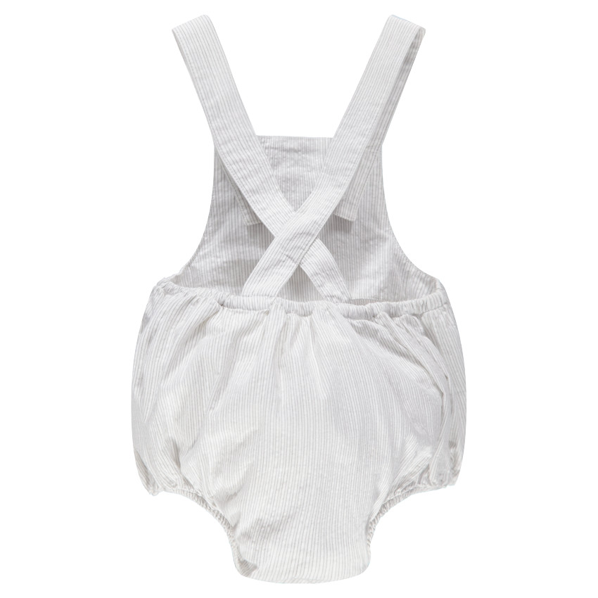 Combinaison courte rayé style rétro 