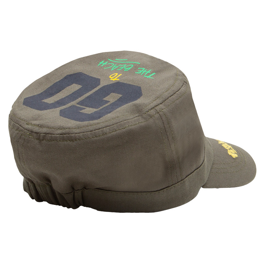 Casquette cubaine en twill avec broderie 