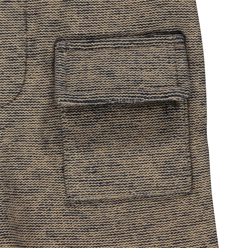 Bermuda en molleton fantaisie à poches 