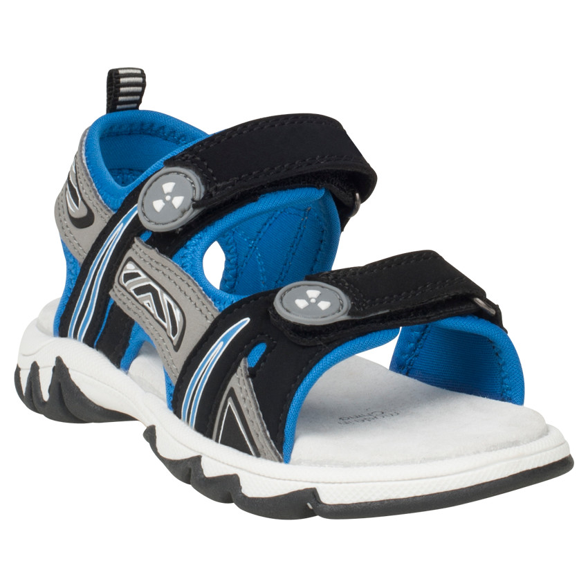 Nu-pieds bi-matière avec doublure contrastée 