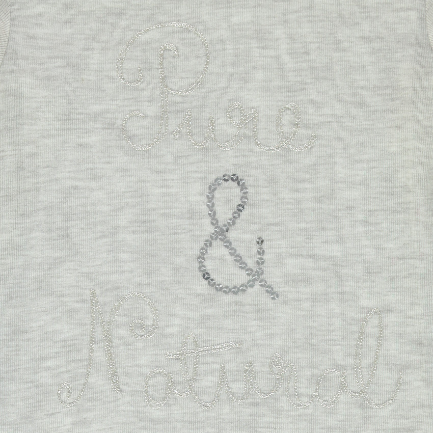 Junior - Tee-shirt manches longues avec broderie et sequins 