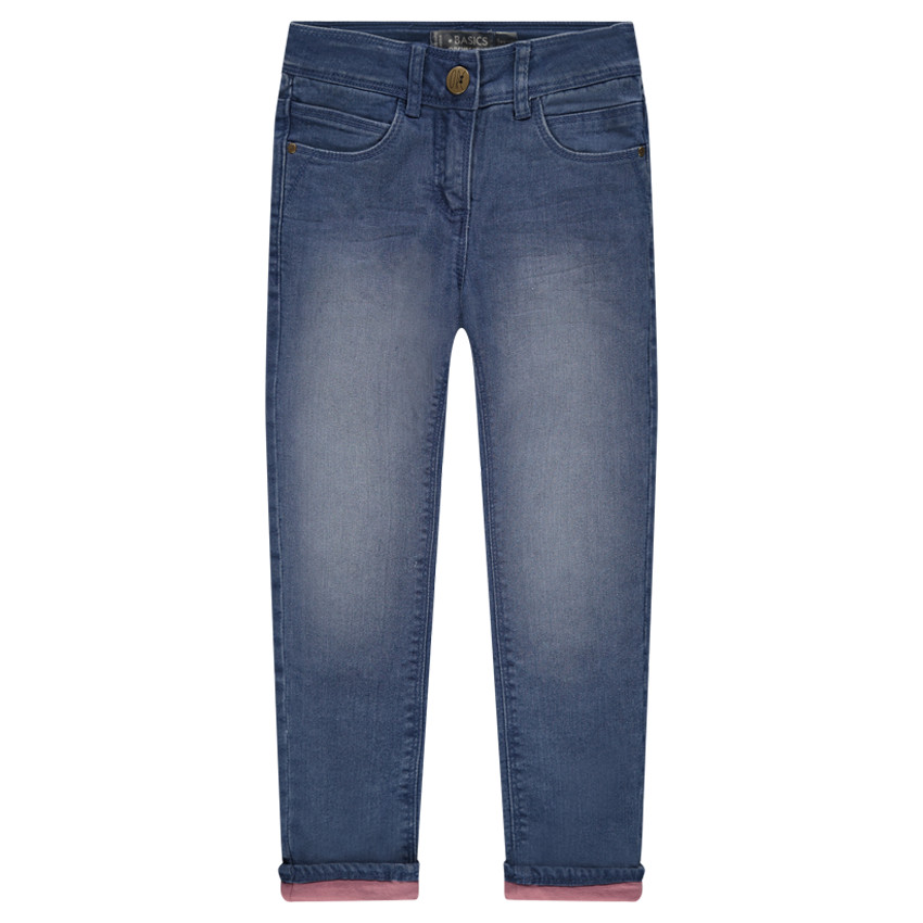 Junior - Jeans droit fitté doublé jersey 