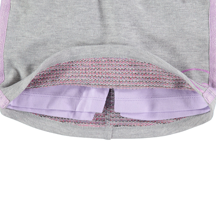 Jupe short en molleton avec badge et print Smiley 