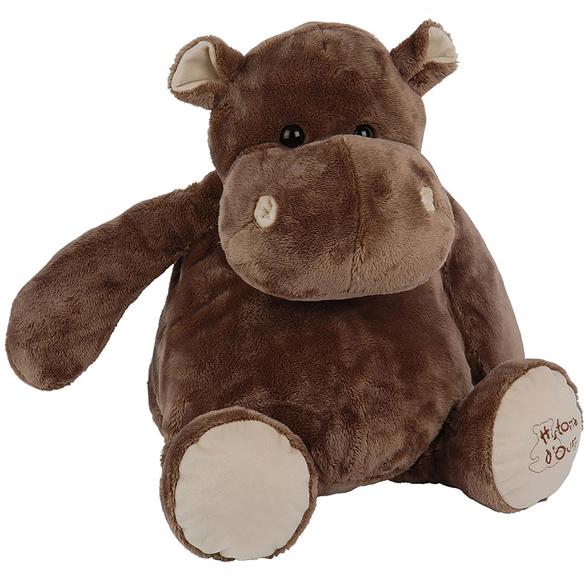 Peluche Hippo 38cm - Marron 