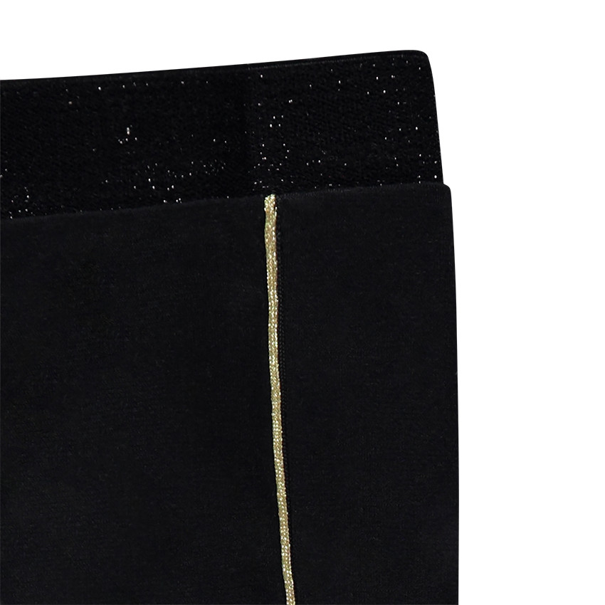 Legging milano avec passepoil doré sur les côtés 