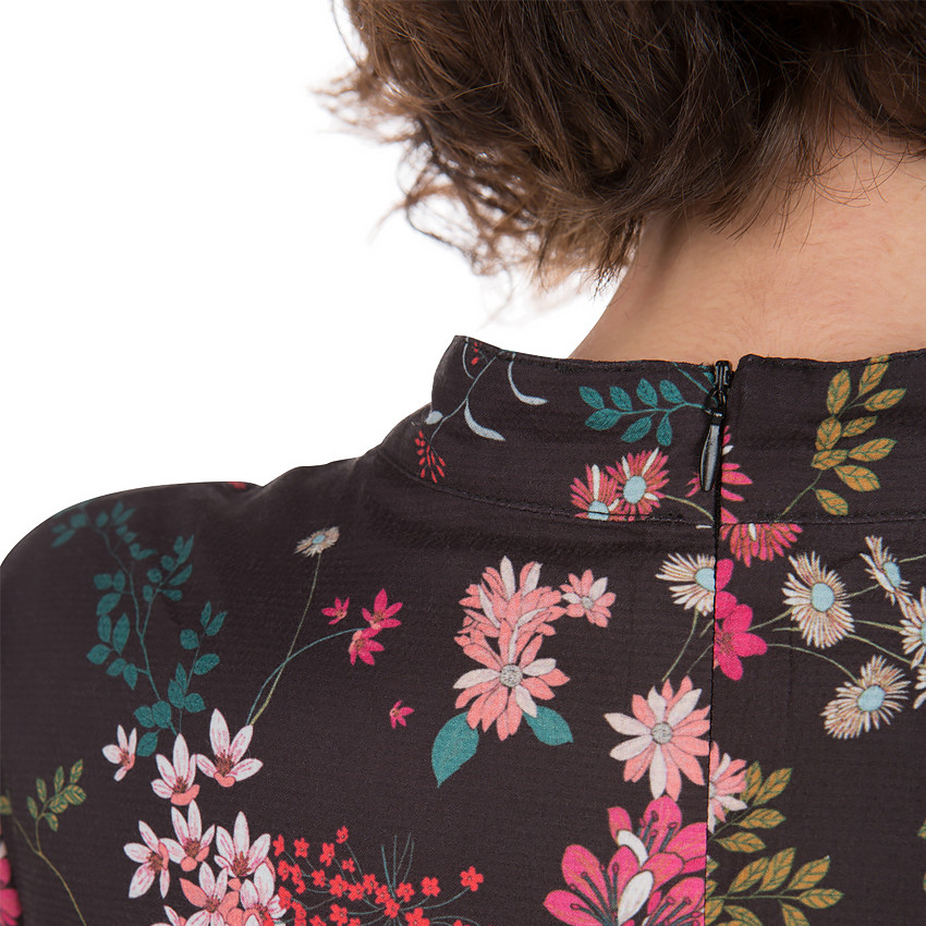 Robe de grossesse ample imprimée fleurs all-over 