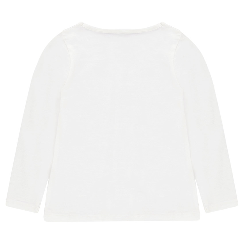 Tee-shirt manches longues en jersey avec nageuse printée 