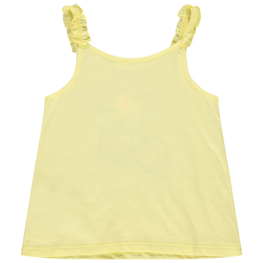 Débardeur à bretelles fantaisie print cerises 