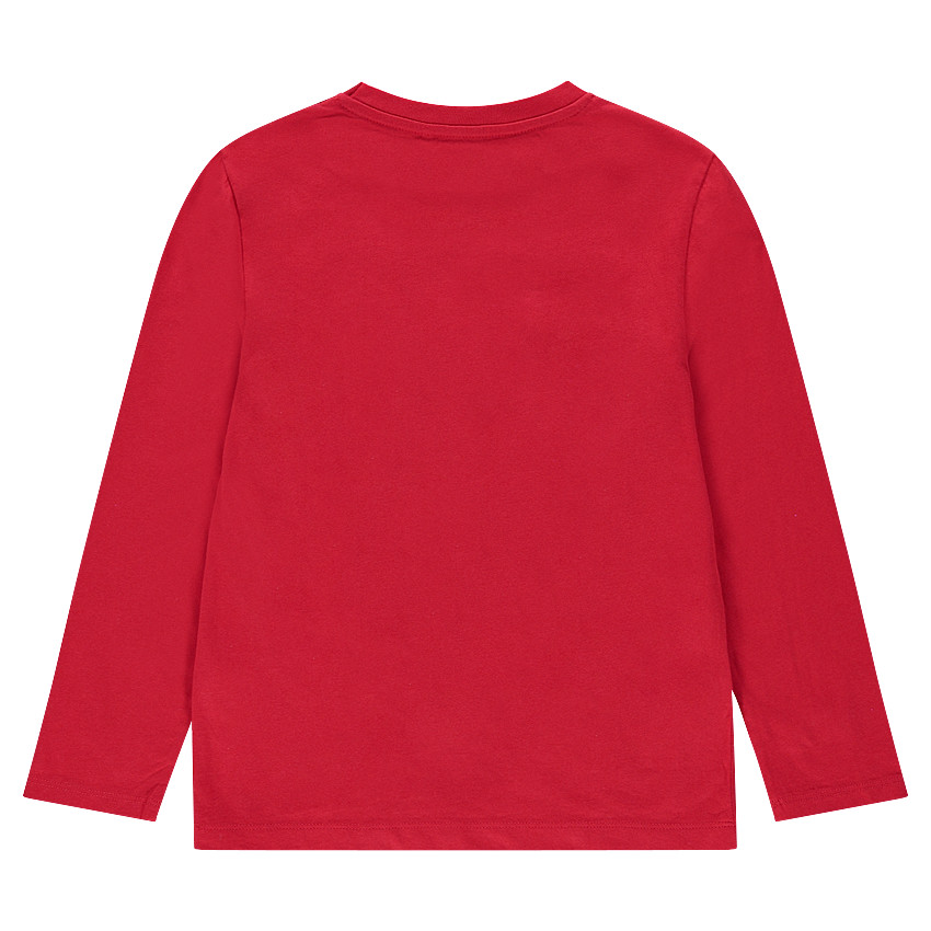 Junior - Tee-shirt manches longues en jersey avec message printé 