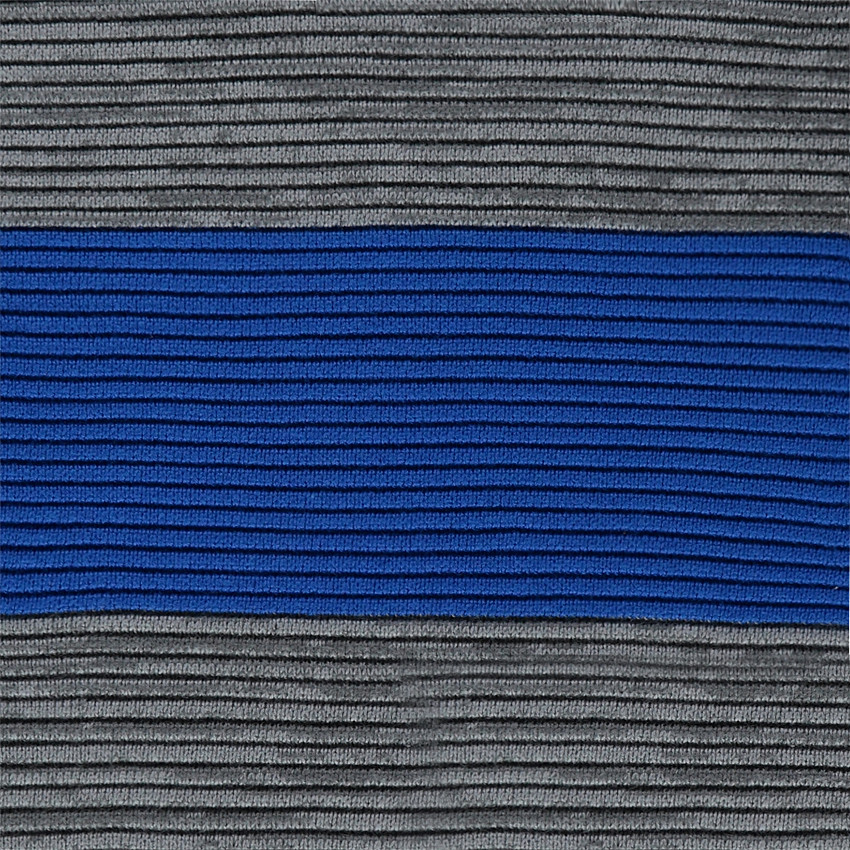 Pull en tricot ottoman avec bande contrastée 