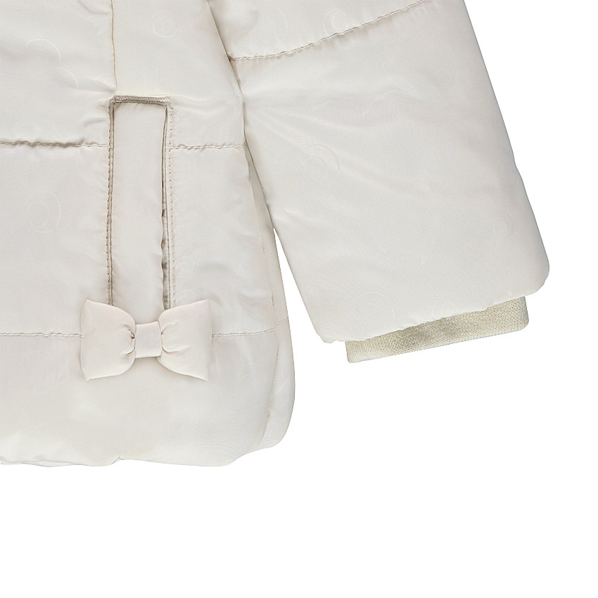 Parka matelassée à capuche amovible avec doublure en sherpa 