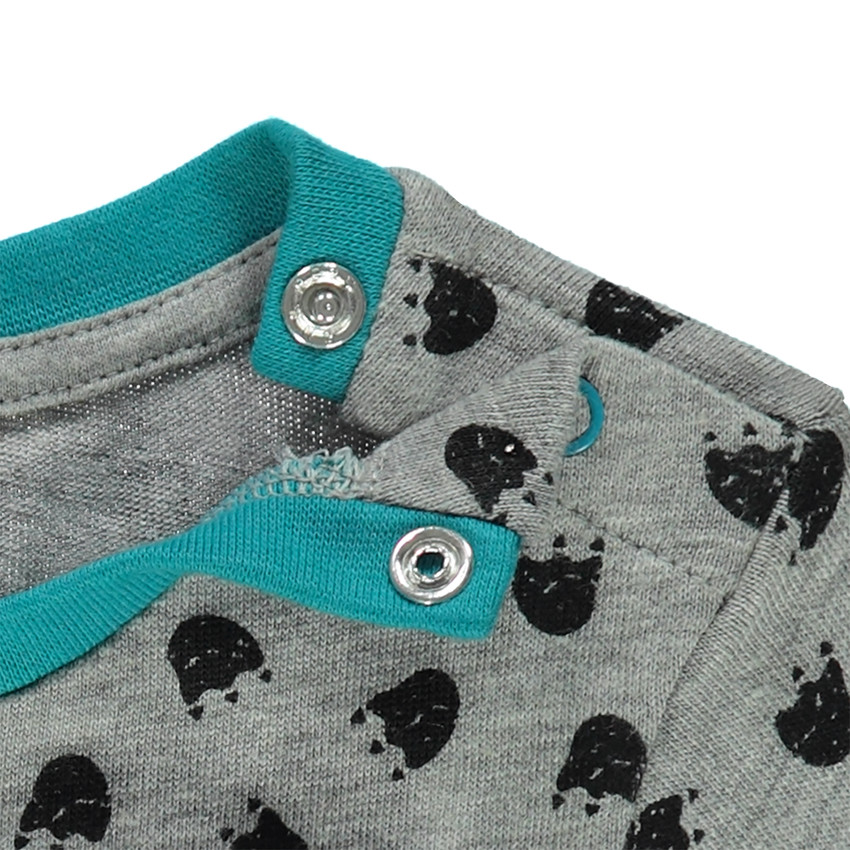 Tee-shirt manches longues imprimé all-over 