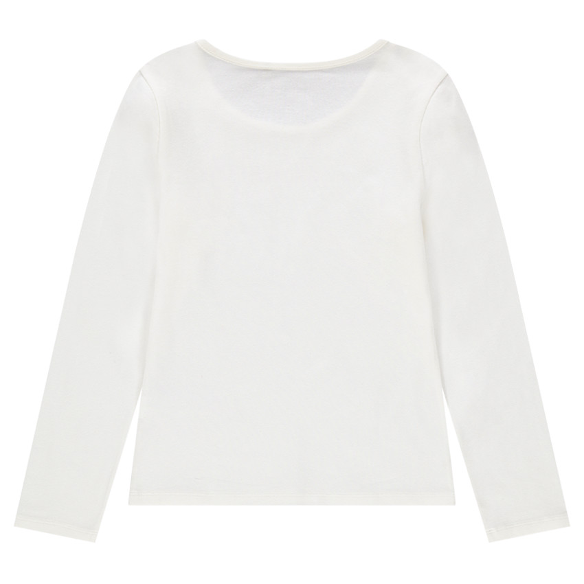 Junior - Tee-shirt manches longues avec message imprimé 