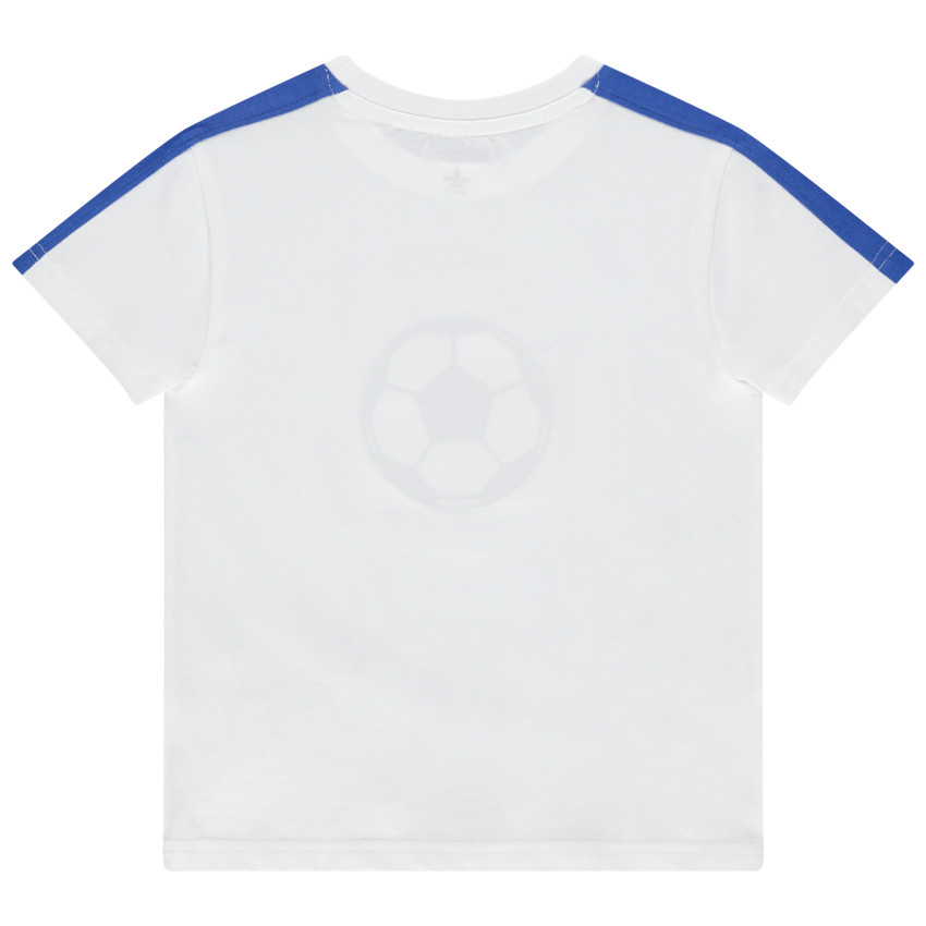 T-shirt manches courtes print ballon de foot 