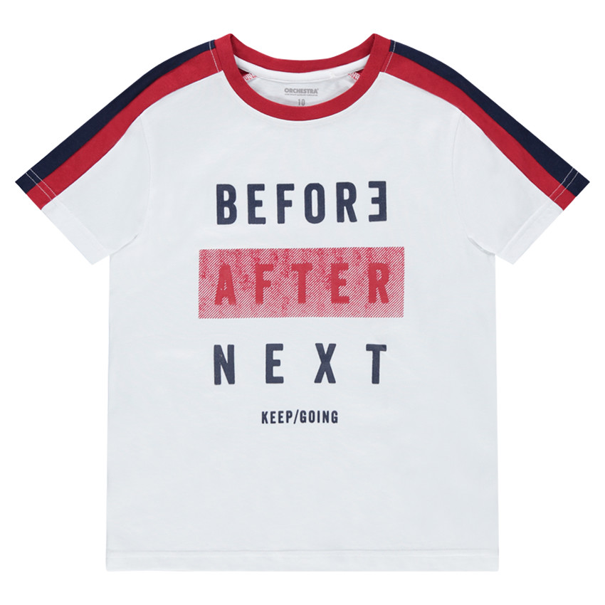 Junior - Tee-shirt manches courtes avec message printé  