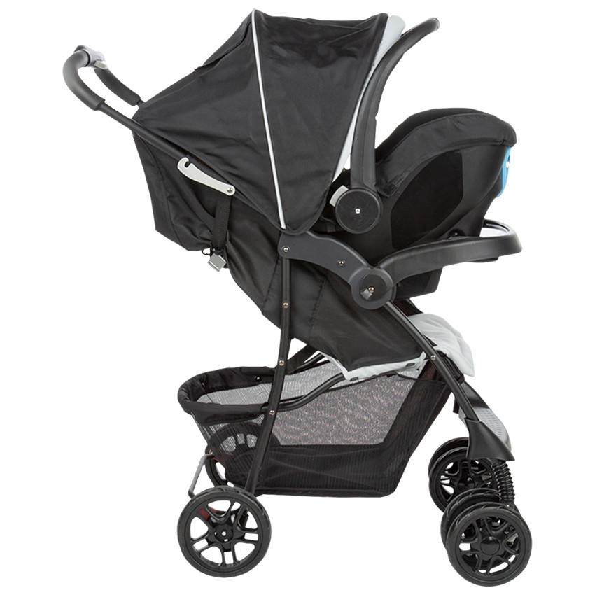 Poussette duo 2-en-1 - Gris/Noir 