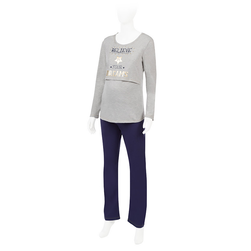 Pantalon homewear de grossesse ample 