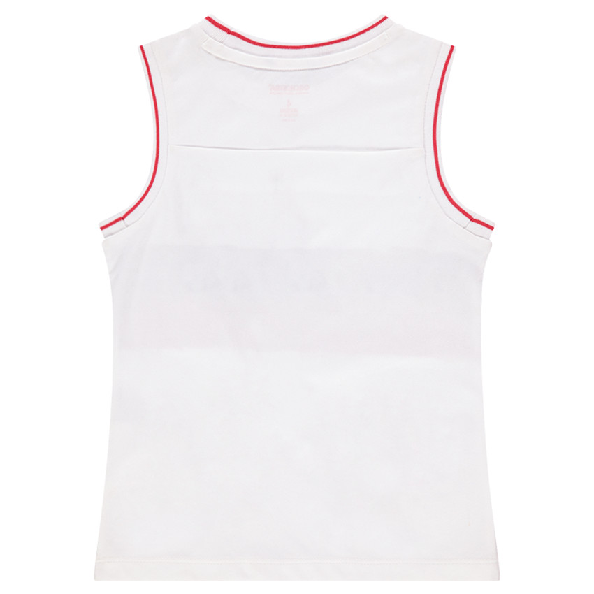 Débardeur en jersey avec bandes contrastées et poche 