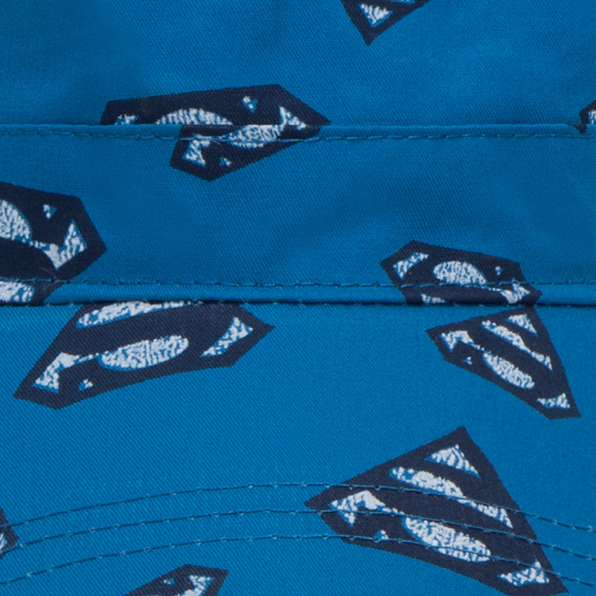 Casquette cubaine avec logo Warner Superman printé all-over 