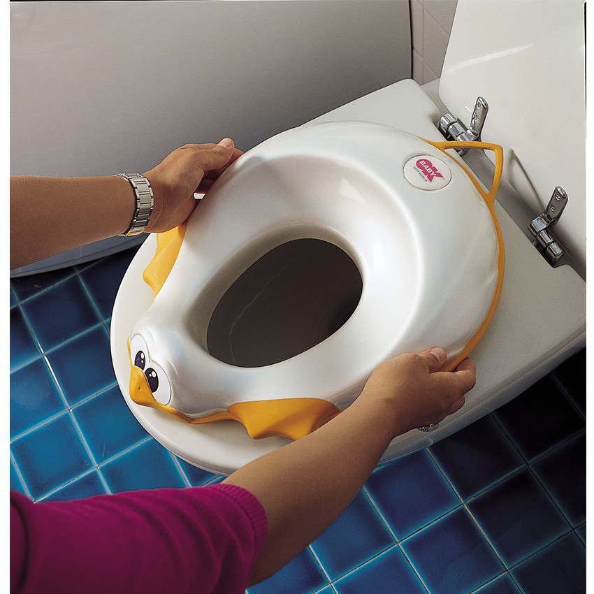 Réducteur de siège Ducka - Blanc/Jaune 