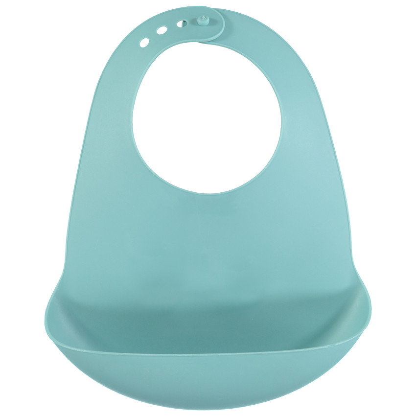 Bavoir rigide ramasse miettes - Bleu 