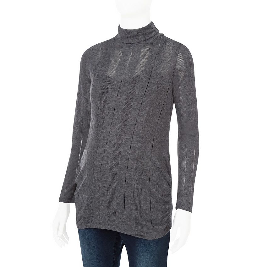 Sous-pull de grossesse en côte large fantaisie 