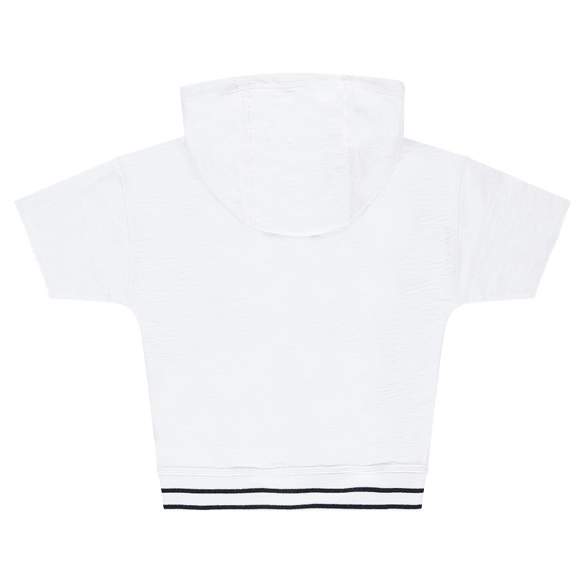 Gilet à capuche en molleton léger manches courtes print Warner Superman  