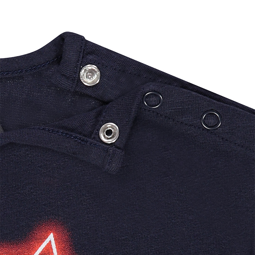 Tee-shirt manches courtes en jersey avec inscriptions effet néon 