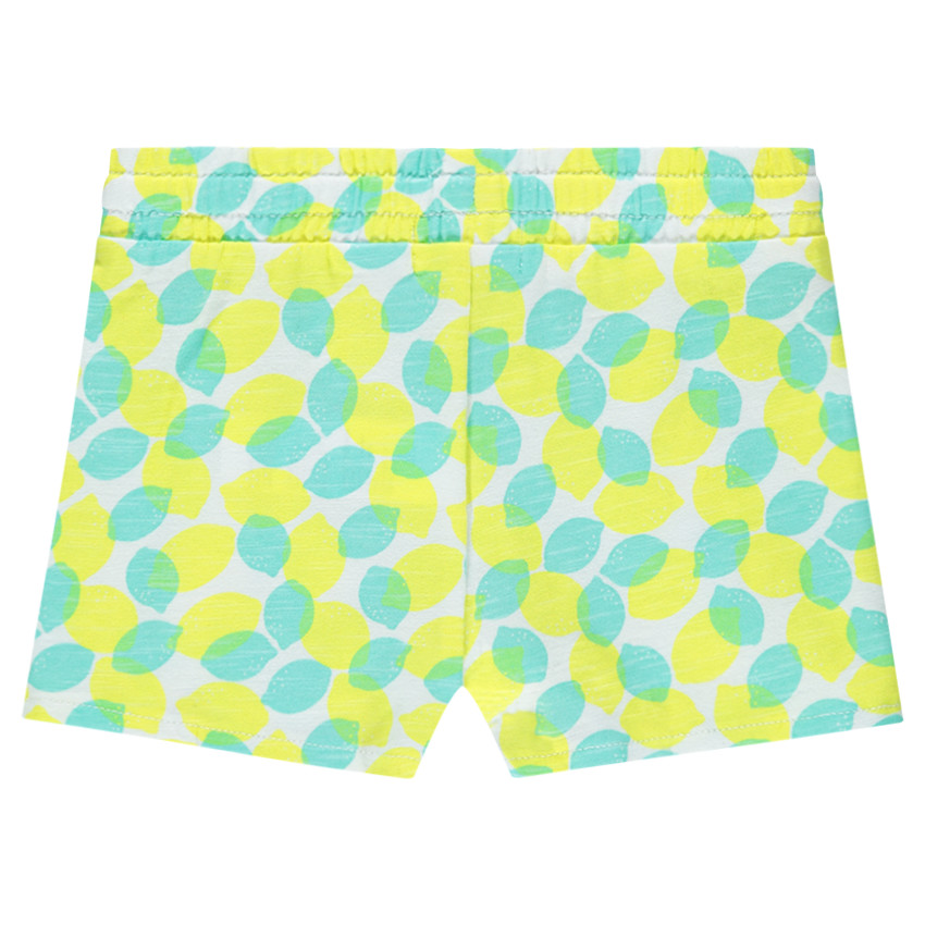 Short en coton à imprimé fantaisie all-over 