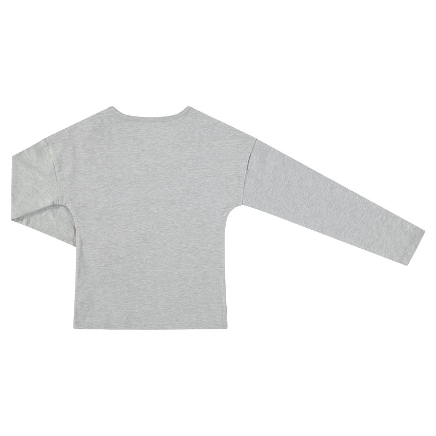 Junior - Tee-shirt manches longues en jersey print Wonder Woman Warner/Chibi Warner 