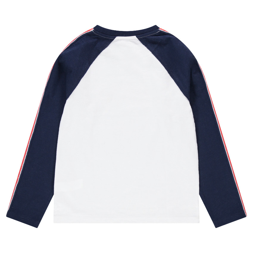 Junior - Tee-shirt manches longues en jersey avec signes chinois printés 