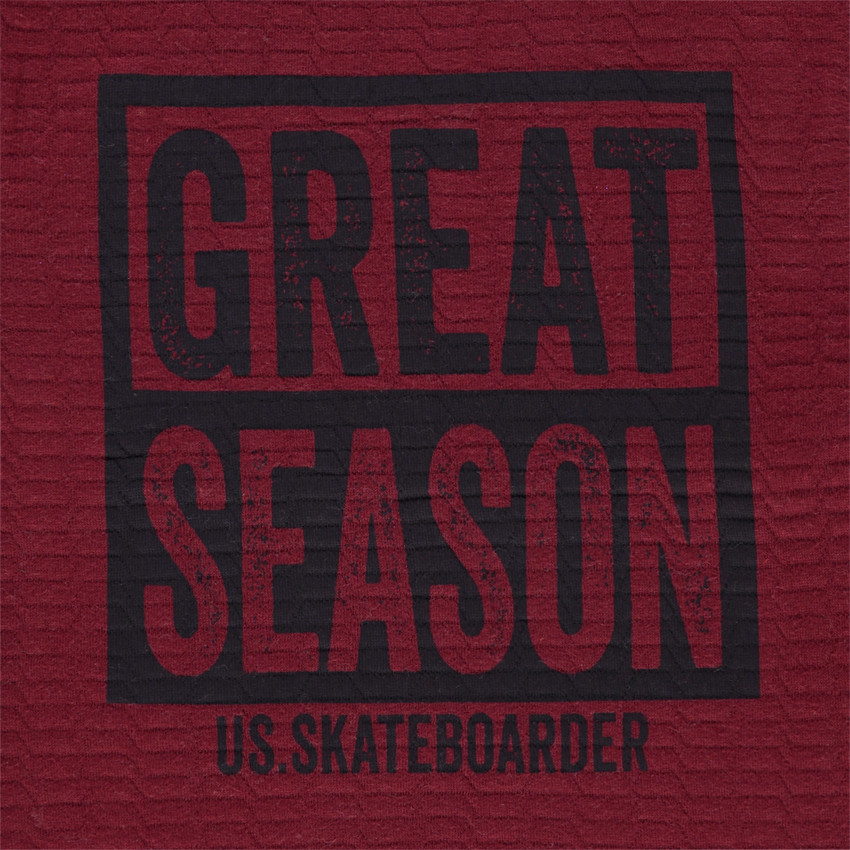 Sweat en molleton fantaisie avec texte printé 