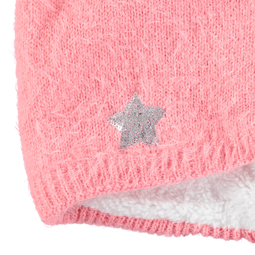 Snood en tricot doublé sherpa 