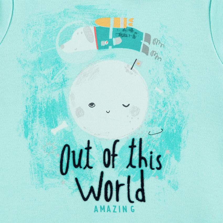 Tee-shirt manches longues en jersey avec personnages printés 