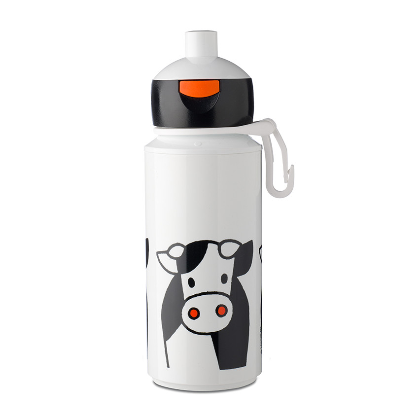 Gourde Pop up motif vache - 250ml 
