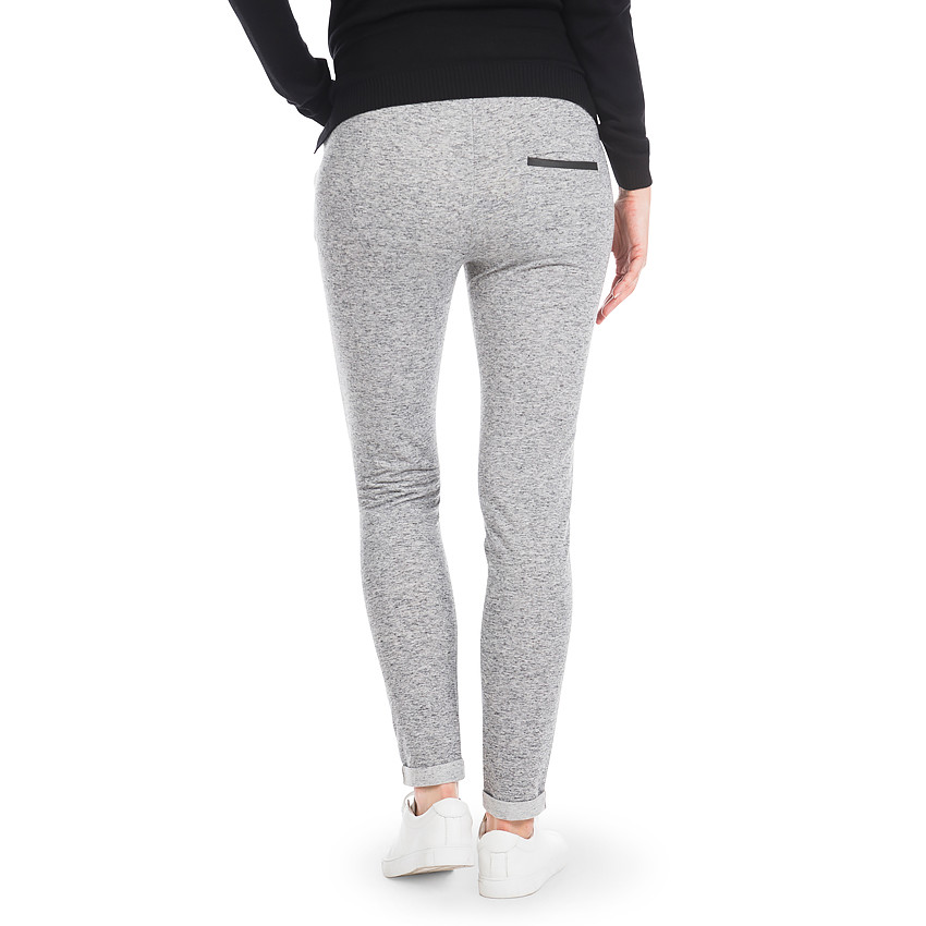 Pantalon de jogging de grossesse avec détails effet cuir 