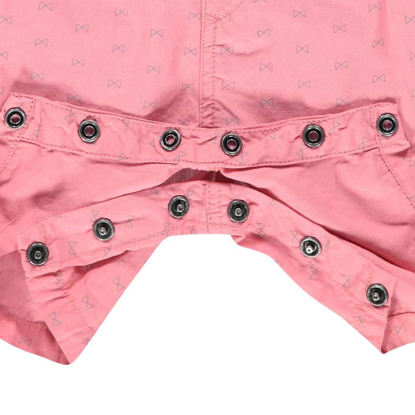 Ensemble salopette imprimée et tee-shirt avec print chat 