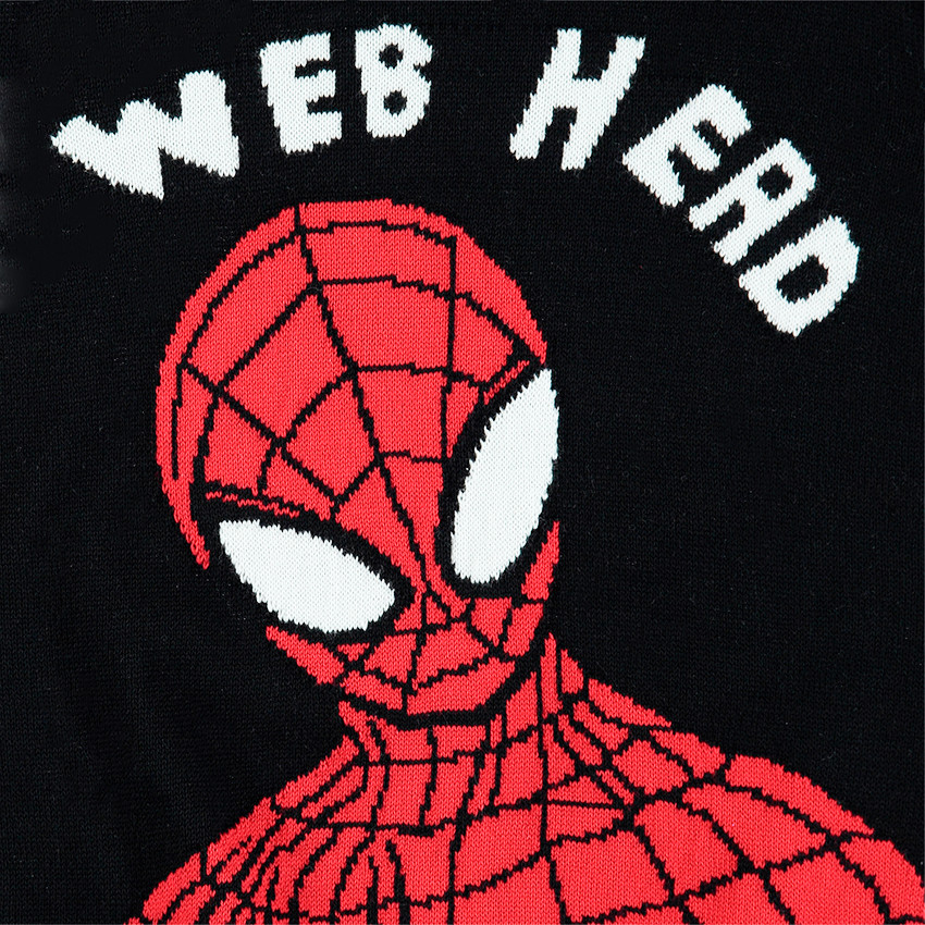 Pull en tricot avec Marvel Spiderman en jacquard 