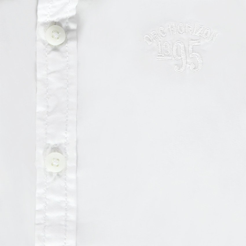 Chemise manches courtes unie  