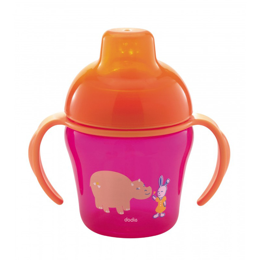 Gobelet anti-goutte 200ml - Rose 