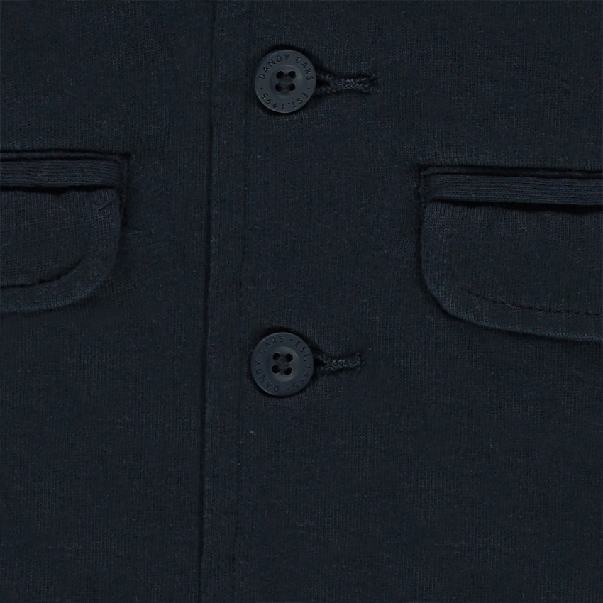 Blazer en jersey avec poche passepoilée fantaisie 