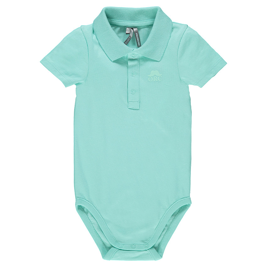 Body manches courtes col polo  