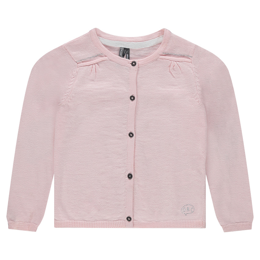 Gilet en tricot avec effet de coudières au dos 