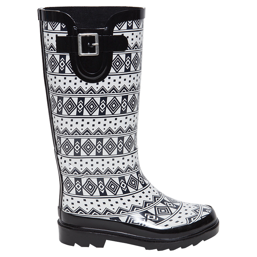 Bottes de pluies imprimées graphique 