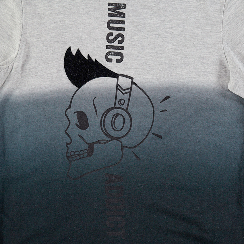 Junior - Tee-shirt manches longues en jersey effet tie and dye 