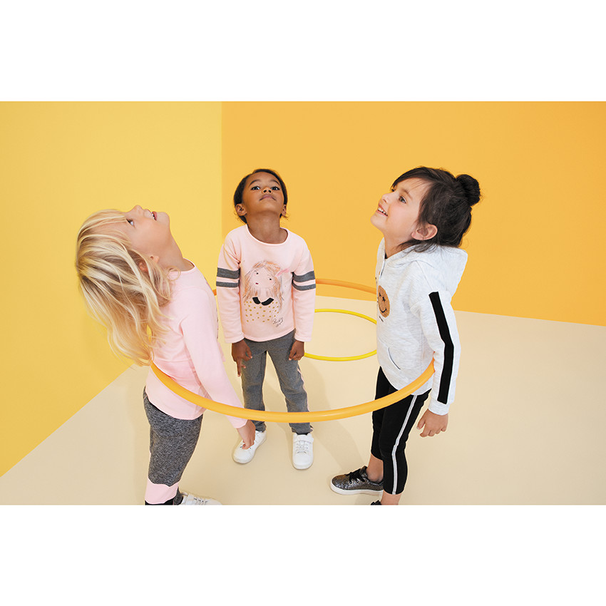 Fuseau de sport à bandes contrastées 